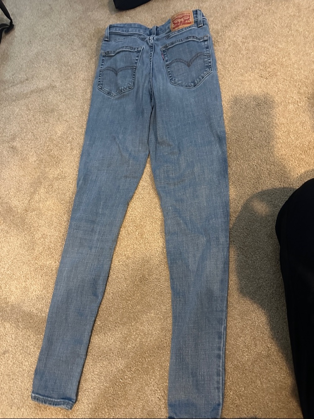 Levi's Women's Skinny Jeans in Light Blue Denim